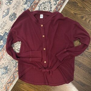 Old Navy Women’s Maroon Knit Sweater